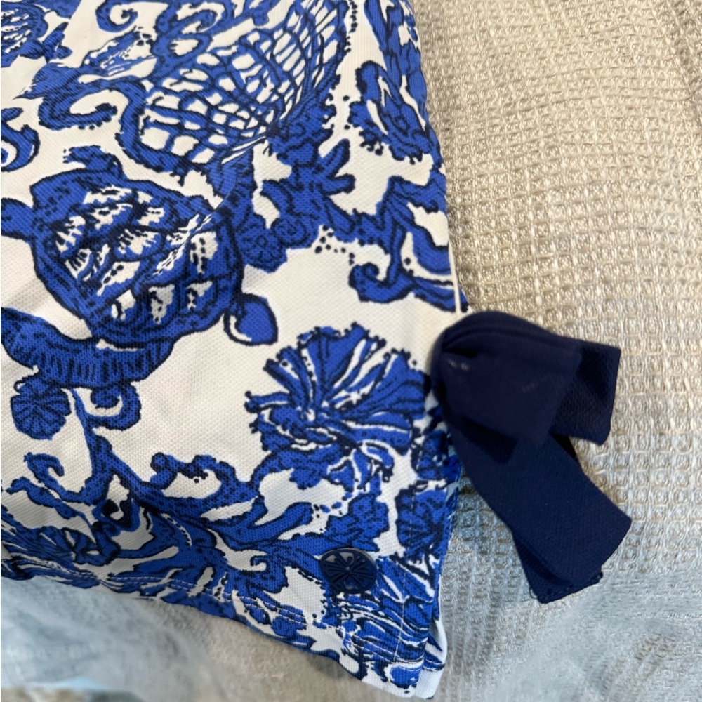 Lilly Pulitzer Blue and White Floral Mini Dress - Picture 5 of 5
